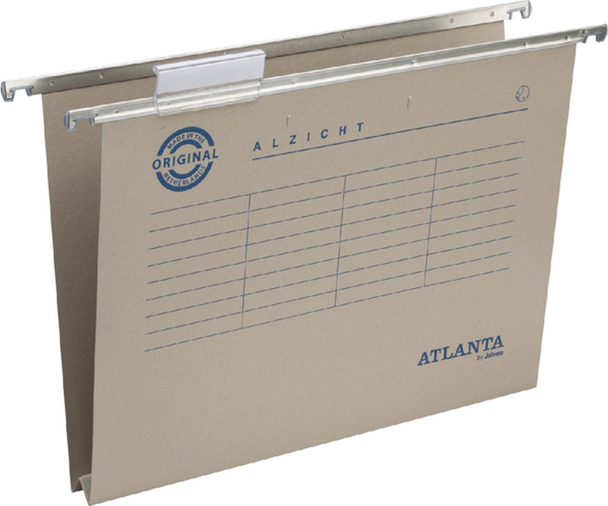 Hangmap Alzicht Folio U-bodem 30mm grijs | 100 stuks