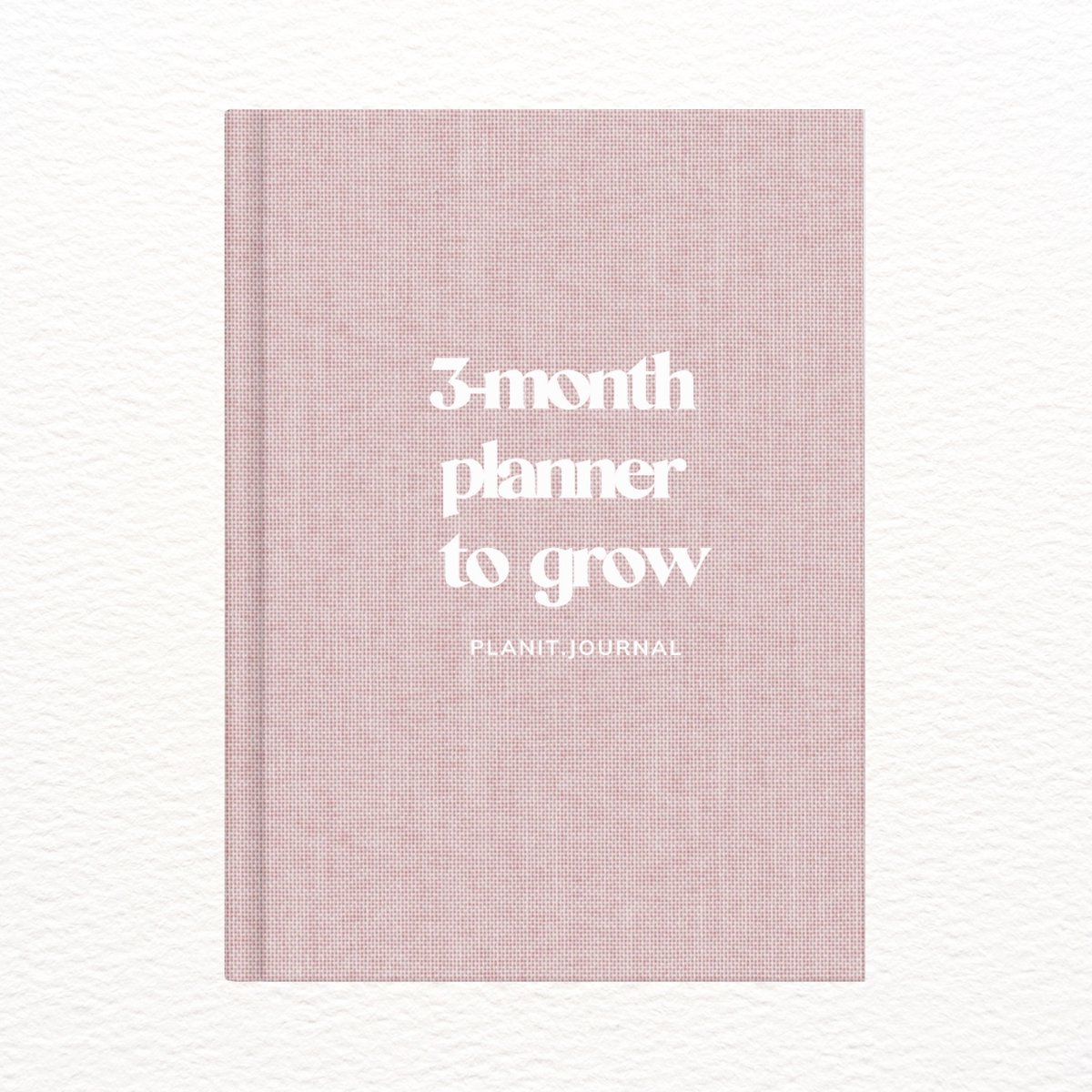 planit.journal - 3 maanden planner - roze