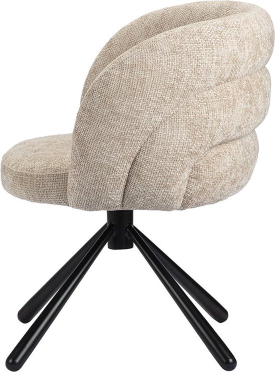 Pole to Pole - Chaise pivotante Pebble - Latte