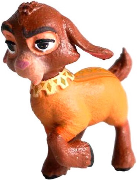 Bruin Valentino geitje met oranje lichaam en gouden ketting.