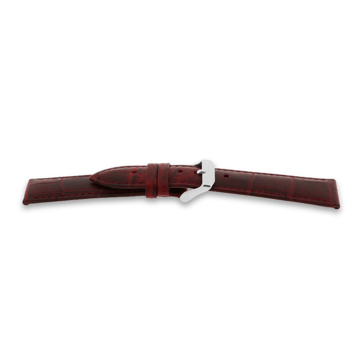 Horlogeband D759 Italia tanned Oily Croco rood 14x12mm