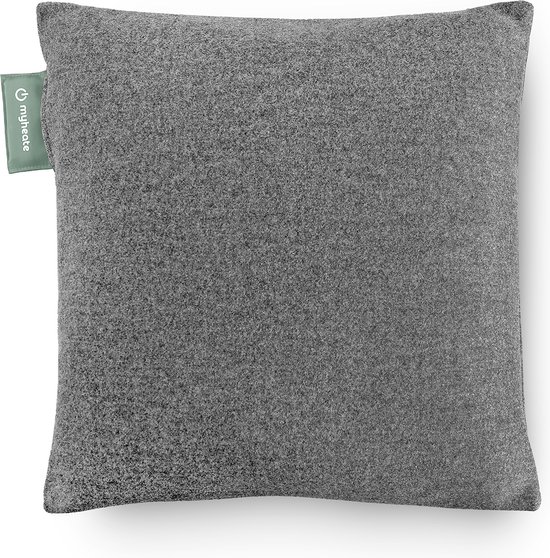 Myheate® Warmtekussen - Original - Warmte Kussen Oplaadbaar - Elektrisch - Draadloos - Ingebouwde Batterij - Infrarood - Oplaadbaar - Voor Binnen en Buiten - Katoen / Antraciet - 45x45cm
