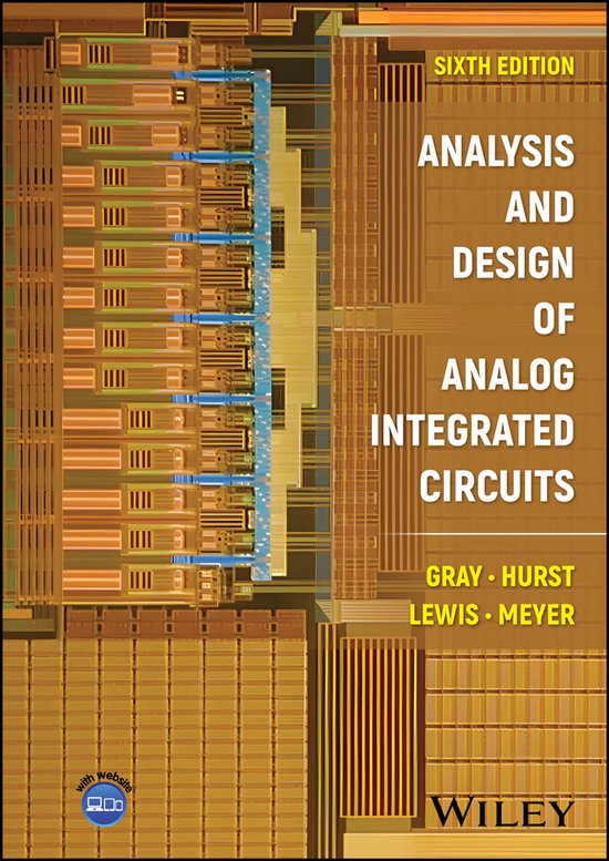 Analysis and Design of Analog Integrated Circuits - cover