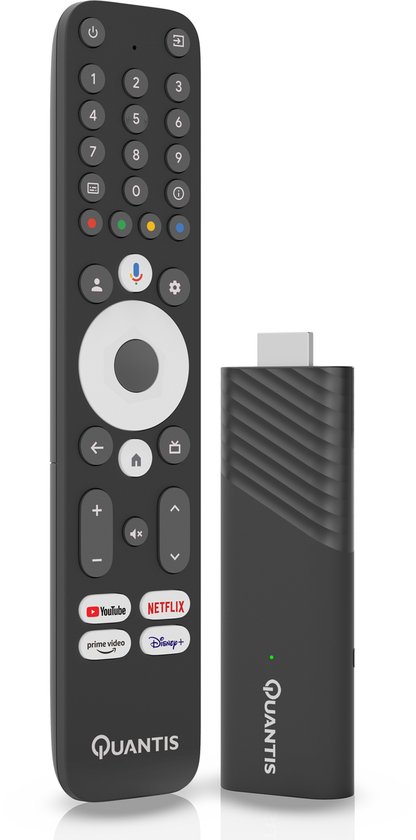 Quantis - Chromecast - 32GB - 4K UHD Streaming Stick - QE600