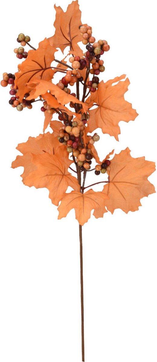 Decoratieve tak voor een bloemstuk, herfstbladeren, 60 cm