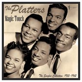 Albumhoes met vijf lachende leden van The Platters: The Magic Touch. DeSingles Collection: 1955-1962.