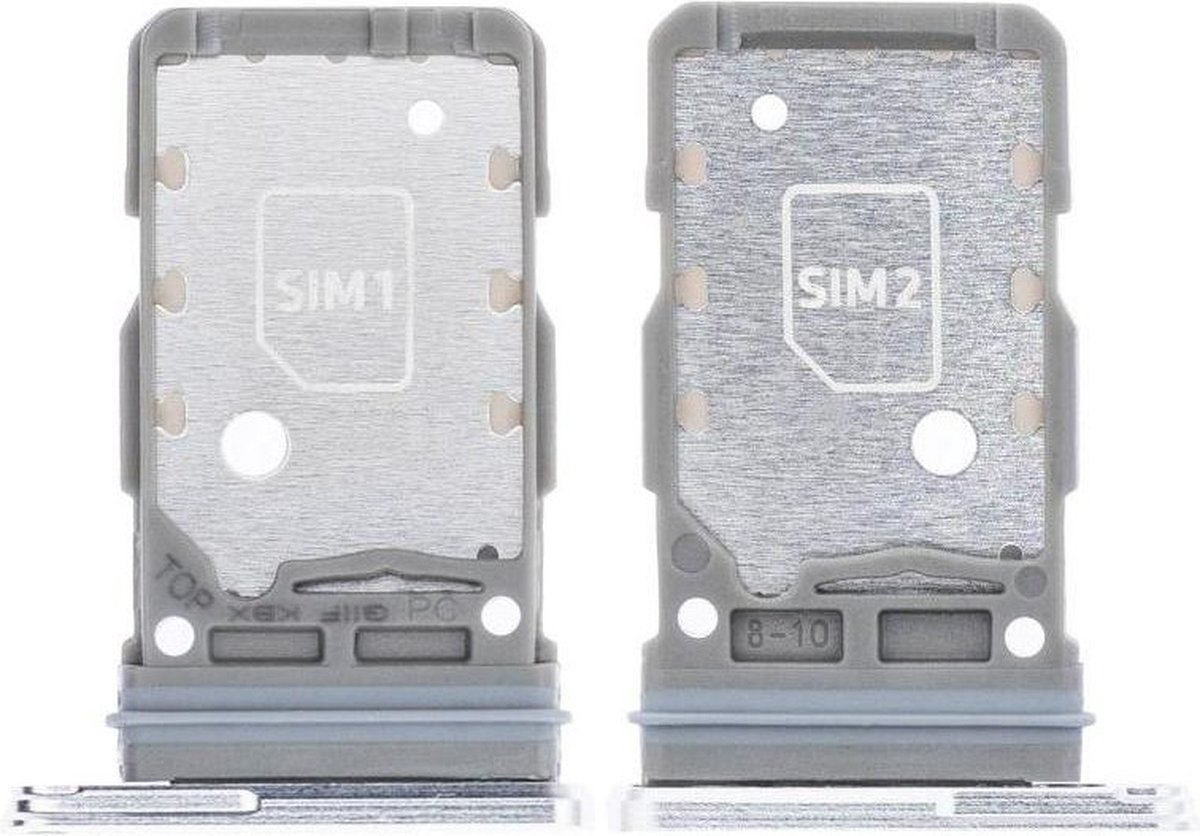 For Samsung Card Holder Tray for Samsung Galaxy S21 Plus - Silver