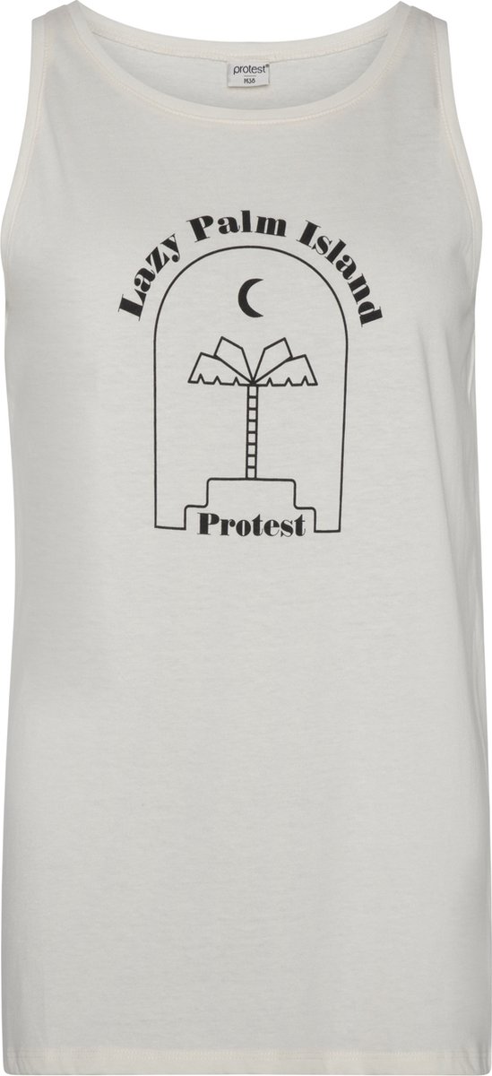 Protest Prtyalata – Tanktop Dames – Mouwloos – Ronde hals Canvasoffwhite
