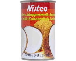 Nutco® | 6 x 165ml Kokosmelk | cocosmelk | vegetarisch | santen | klappermelk | voordeelpak