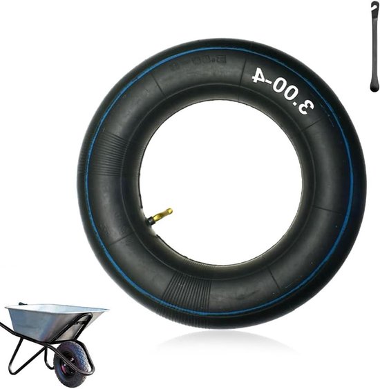 As voor kruiwagenwiel, 130 mm. rood - Kaspers Bovag service center