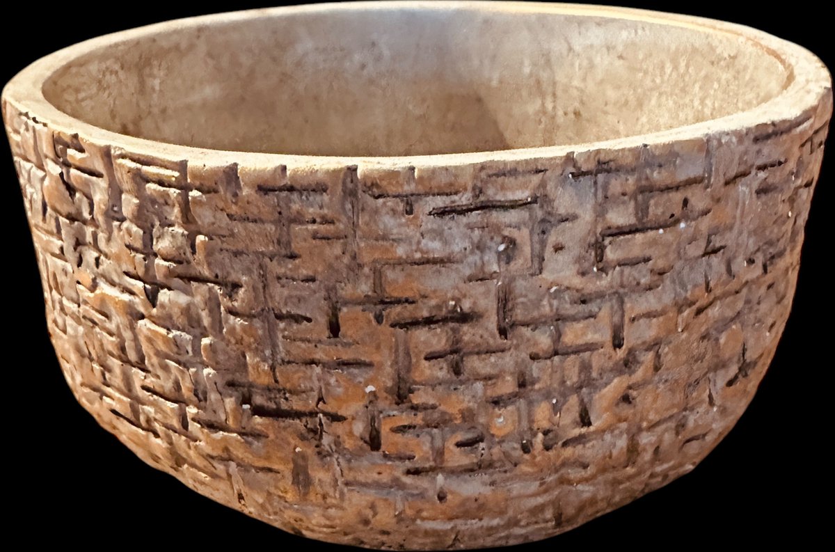 Seta Fiori - Schaal - goud brons - voor kleinere kunstbloesembomen