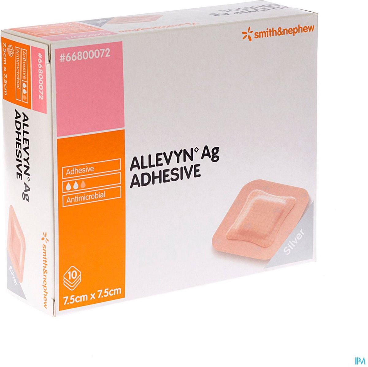 Goedkoopste Allevyn Ag Adhesive Ster 7,5x 7,5cm 10 66800072