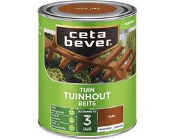 Cetabever - Tuinbeits Tuinhout Transparant - Teak - 750 ML