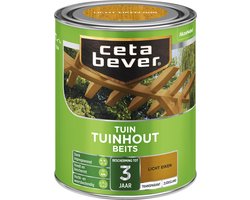 Cetabever - Tuinbeits Tuinhout Transparant - Licht eiken - 750 ML
