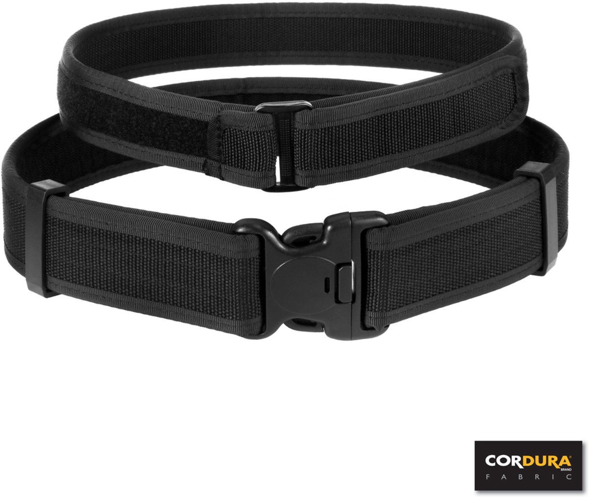 101inc Duty Belt cordura zwart maat Large voor omvang ca 100 cm security-riem