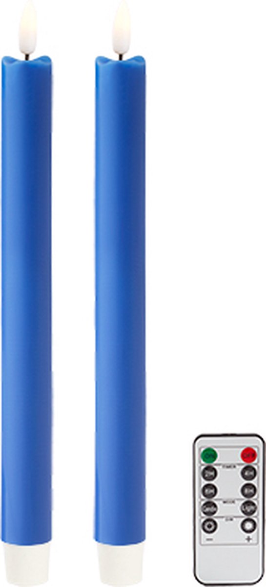 Addison Ross kaars 23cm LED Cobalt