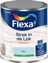 Flexa - Strak In De Lak Binnenlak Mat - Blue - Mengverf - 1 L