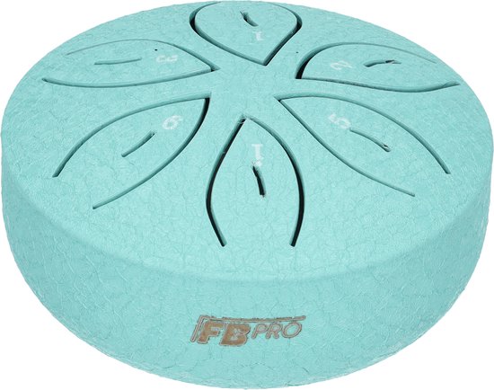 Handpan, Klankschaal, Voor Magische Geluiden, Handpan Drum, Regen Drum, Muziek Instrument - Met Drumstick - Lichtblauw - 3 Inch van Uking — afbeelding 3