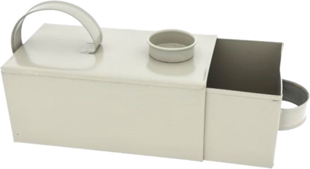 Kandelaars - match candle holder | t.light | simnece/grey | 22x10x12cm | 40mm - grijs - 22x10x12