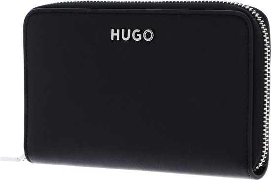 HUGO Portemonnee Chris Ziparound Wallet Black Zwart