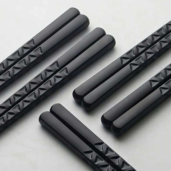 Japanse Eetstokjes Handgemaakt Chestnut Chopsticks Eetgerei Lichtbruin Zwart 591411333