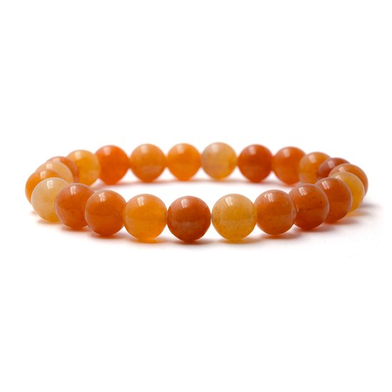 Gepolijste Edelsteen Kralenarmband
