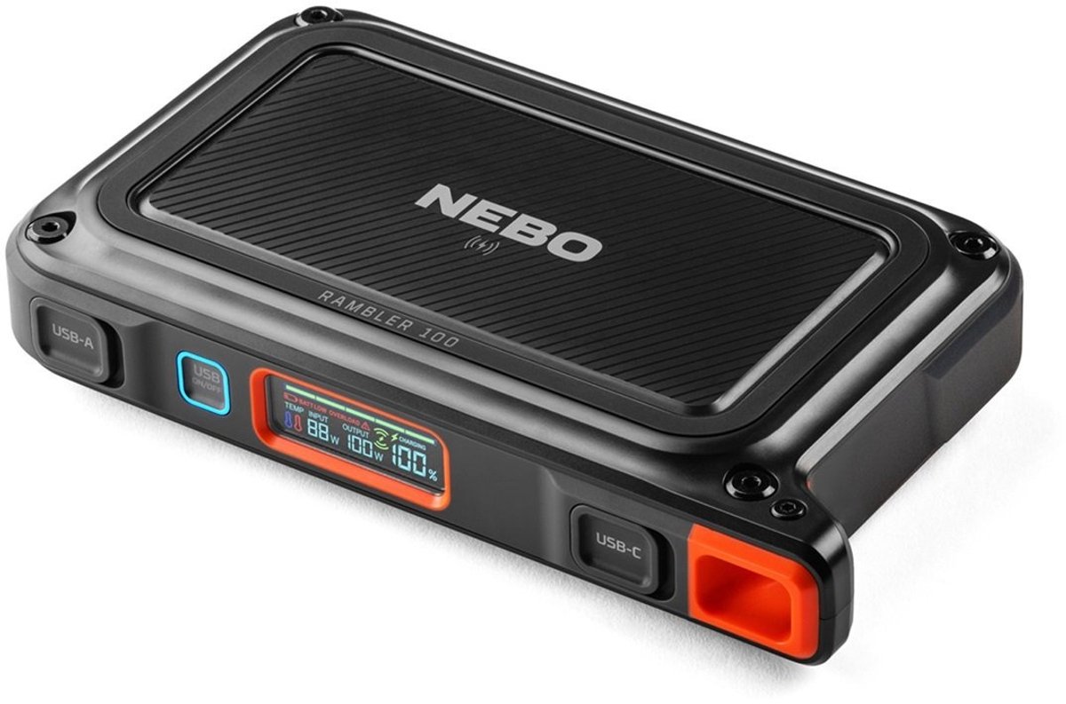 Nebo Rambler 100 Powerstation Zwart