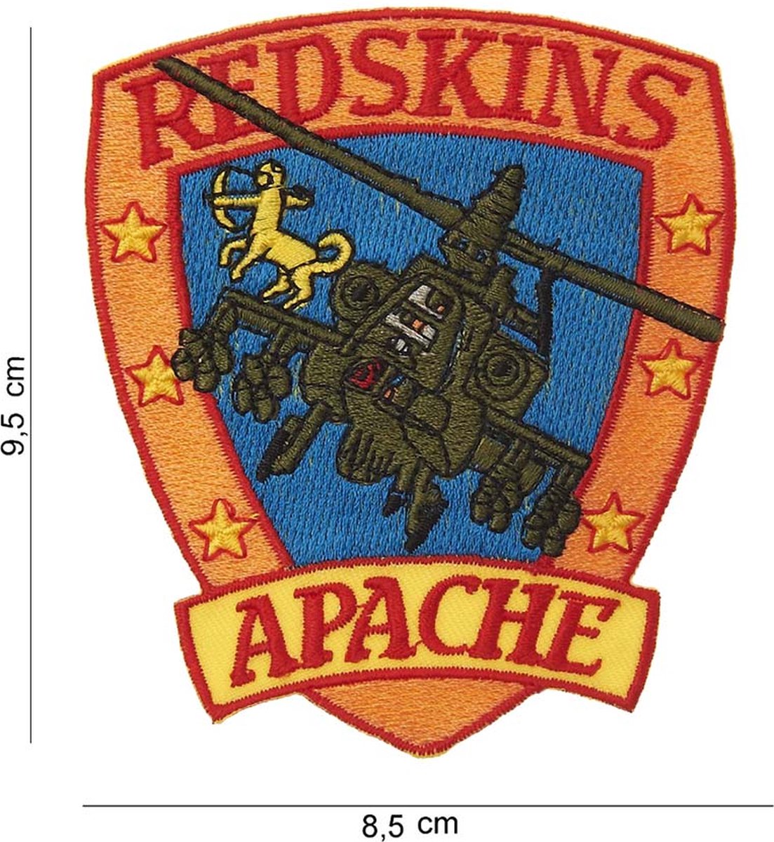 Embleem stof Redskins apache