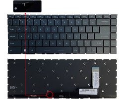 Notebook Toetsenbord geschikt voor o.a. MSI Prestige 14 / P14 / GS66 / GE66 / MS-14DK Series - P/N: NSK-FDABN