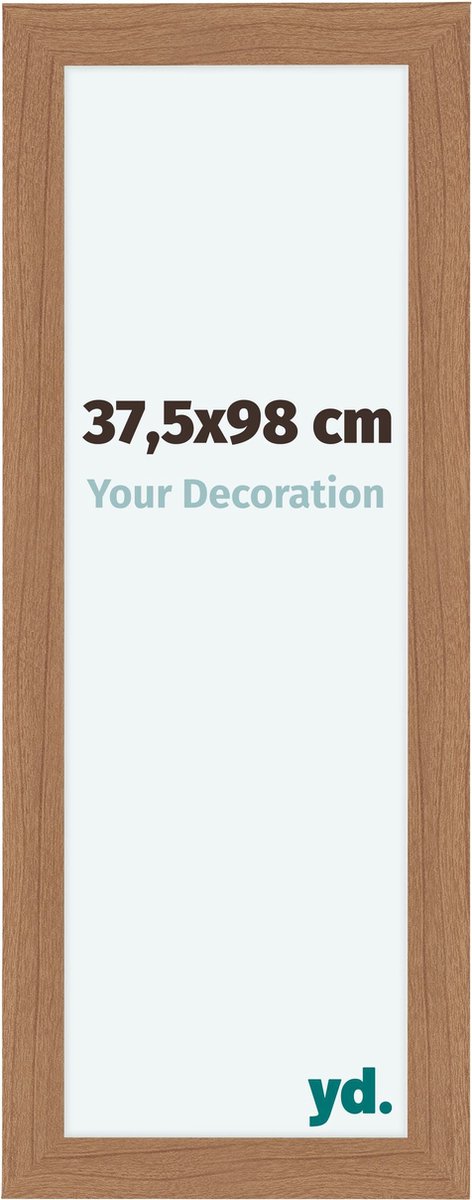 yd. Your Decoration - Fotolijst 37,5x98 cm - MDF - Notenhout Licht - Como