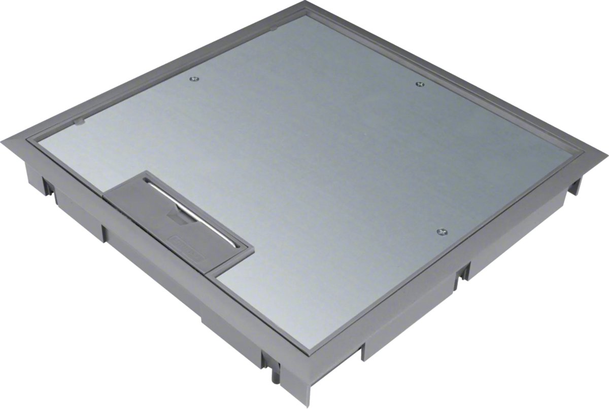 Q08 - Scharnierdeksel - 294x294mm - IJzergrijs - Voor 5mm Vloerafdekking