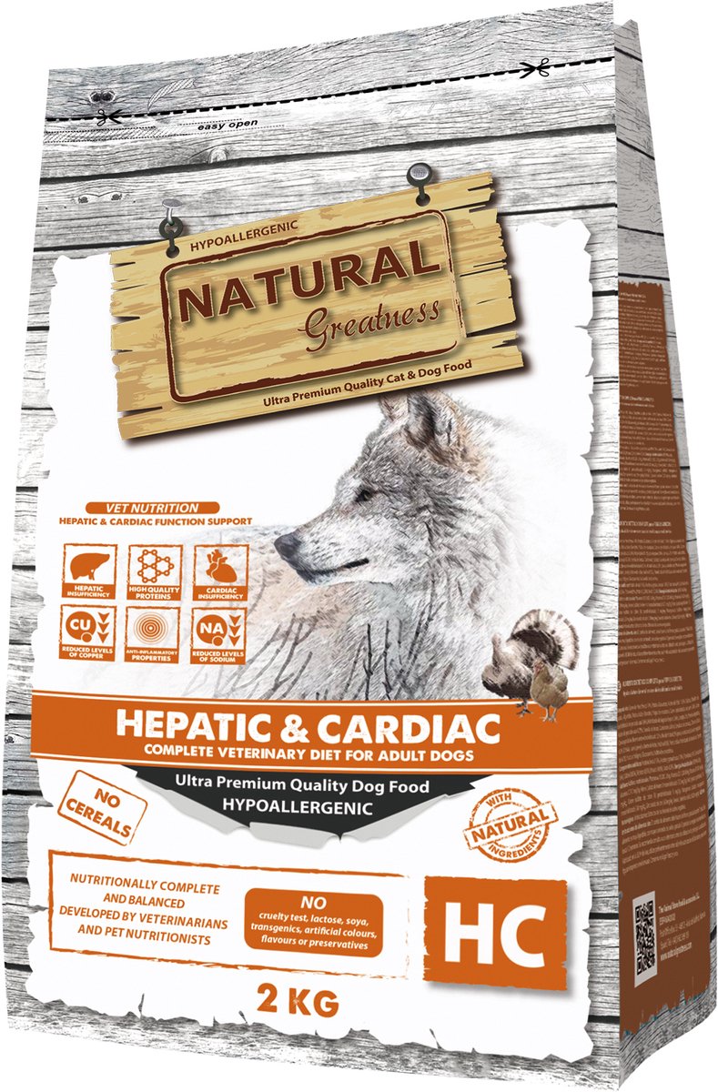 Natural Greatness Veterinary Diet Dog Hepatic-Caridac Complete Adult