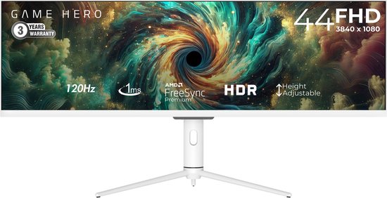 GAME HERO® Gaming Monitor Ultra Wide Double Full HD