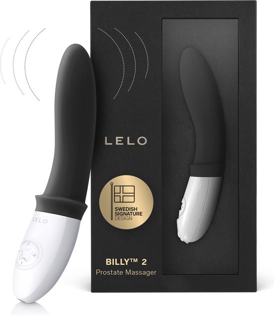 LELO BILLY 2 Prostaatstimulator Black, Volledig Waterdichte Stimulator voor Mannen, Glad en Oplaadbaar P-Spot-Speeltje