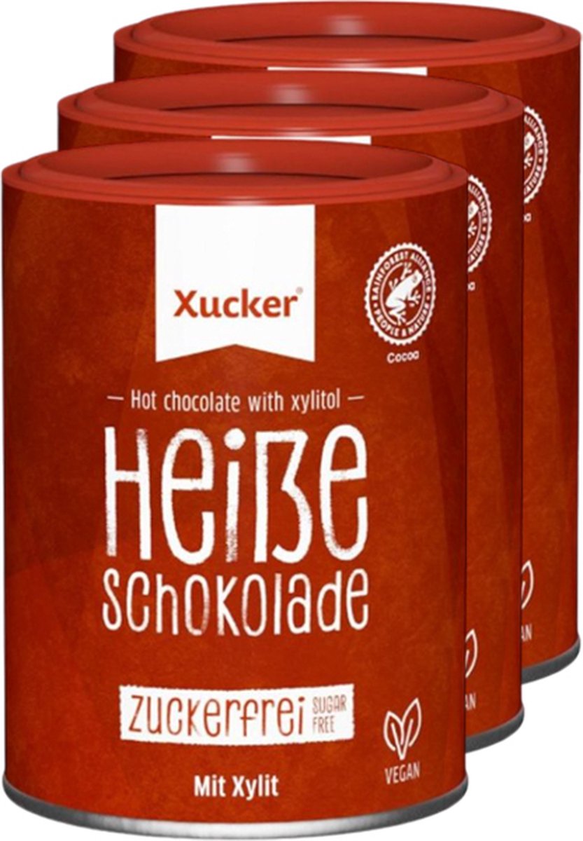Xucker | Xylitol Hot Chocolate 200g | 3 stuks | 3 x 200 gram
