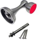 Kierr® Stop 350 zeer sterke magnetische Deurvastzetter - Met schroeven in de wand en Zonder Boren en Schroeven op deur ook voor Kunststof Deuren
