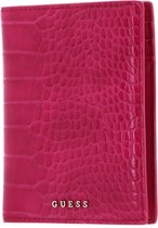 GUESS Étui pour carte d'identité Passport Case Fuchsia Pourpre