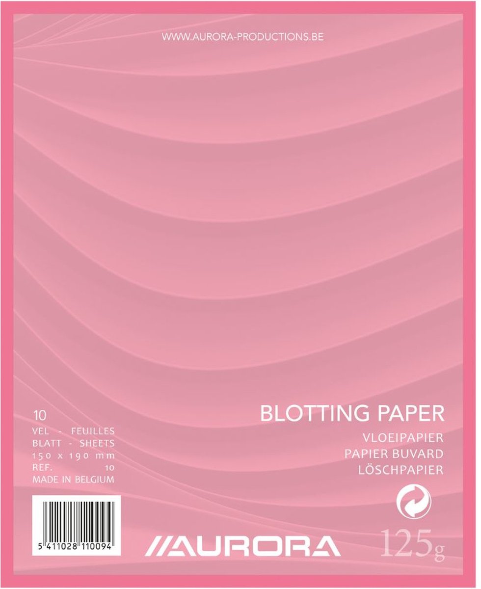 Aurora Vloeipapier - Roze - 150x190mm - 125g - vel
