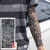 Tattoo Sleeve - Mouw Tatoeage - 1 stuks - Tribal Compact