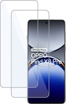 2x Screenprotector geschikt voor OPPO Find X8 Pro Screenprotector – Gehard Glas - Proteqt+