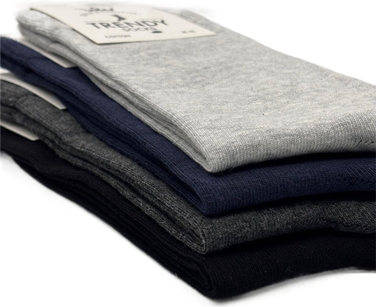 Trendy Socks | Heren Sokken| Cadeau| Premium Sokken| Anti-slip| Gewassen| Geurig| 4 Paar | Maat 39-42