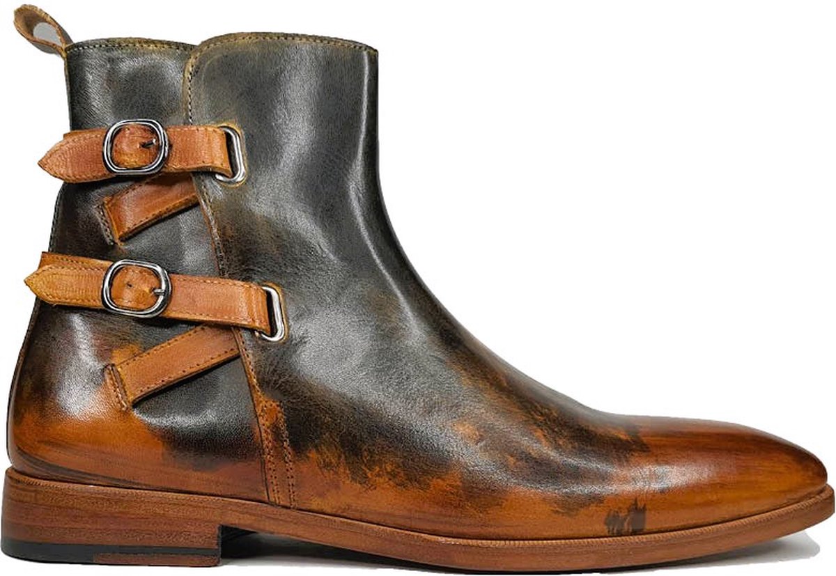 Maglieriapelle Ferro Shoes Chelsea Boot DONATELLO Camel Echt leder Handgemaakt