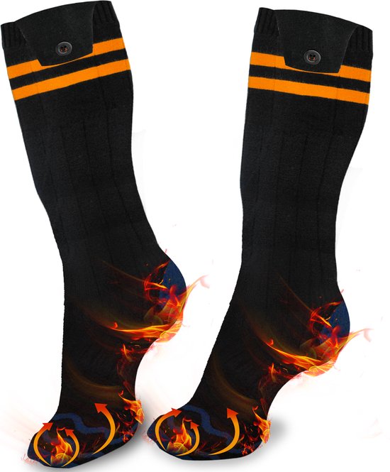 Qualitá Chaussettes Chauffantes - Chaussettes Électriques - Chaussettes de ski - Chaussettes Chauffantes Électriques - Chaussettes Chauffantes - Taille M - 36-41