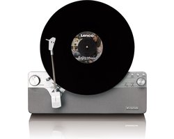 foto van Lenco Platenspeler - Verticale Platenspeler - Volledig automatisch - Bluetooth - LSA-071SI - Grijs