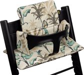 Stoelverkleiner TrippTrapp - Geschikt voor Stokke Tripp Trapp Kussenset - Kinderstoel Verkleiner - Perfecte Pasvorm - Geplastificeerd en Snel Schoon - Beige Jungle