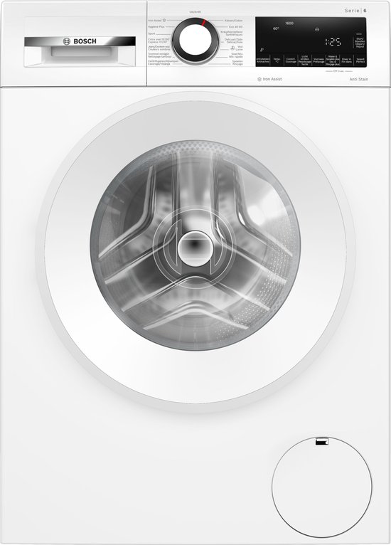 Bosch WGG246Z0FG - Serie 6 - Wasmachine - 9 kg - 1600 rpm - Energielabel A - NL/FR Display