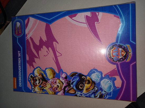 Nickelodeon Paw Patrol Mighty Movie Dekbedovertrekset Roze - 140x200 - 1 stuk. - Dekbedovertrek van Nickelodeon — afbeelding 2