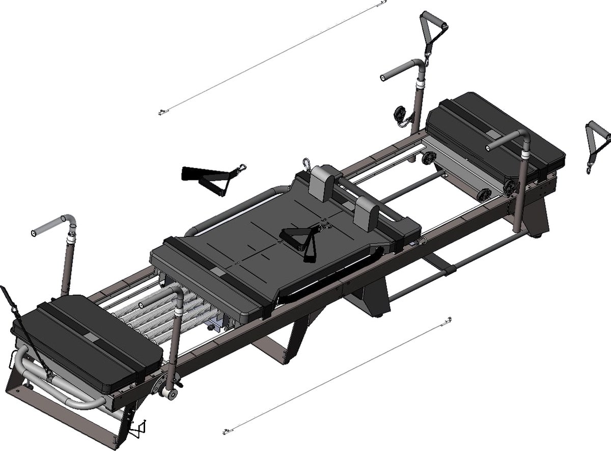 Brulo - megaformer - Reformer - pilates machine -