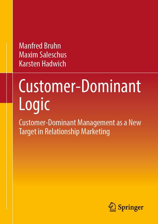 Business and Management (R0) - Customer-Dominant Logic - cover