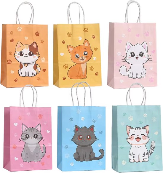 Verjaardagsdecoratie voor katten, feestservies, kattenfeestdecoratie
